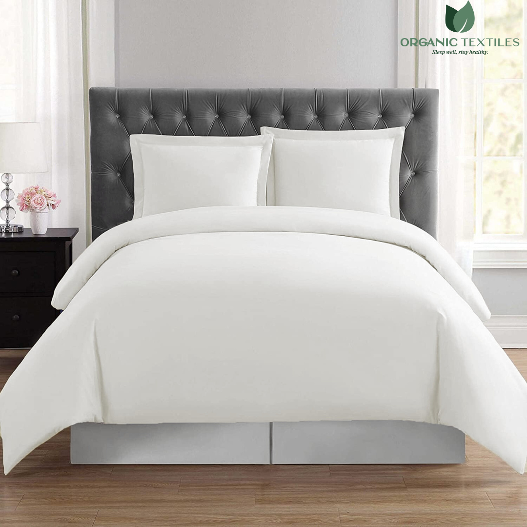 Premium Organic Cotton Duvet Cover 350 TC - GOTS Certified - Organic Textiles