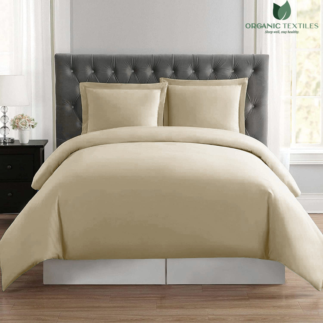 Premium Organic Cotton Duvet Cover 550 TC - GOTS Certified - Organic Textiles