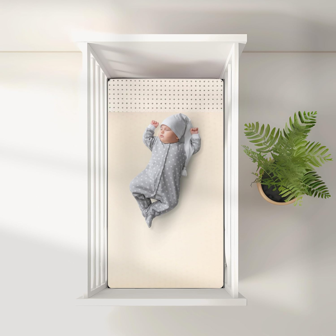 3” Inch Organic Latex Crib Mattress Topper for Baby with