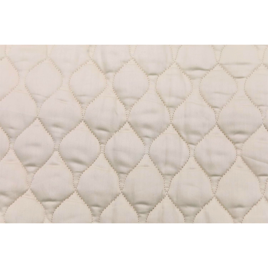 Premium Organic Cotton Crib Mattress Pad, 350 TC (GOTS CERTIFIED) - Organic Textiles