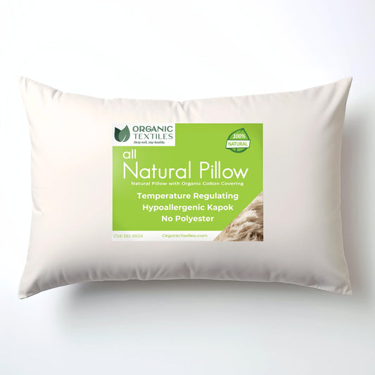 100% Organic Children Pillow (Child Size) - Organic Textiles