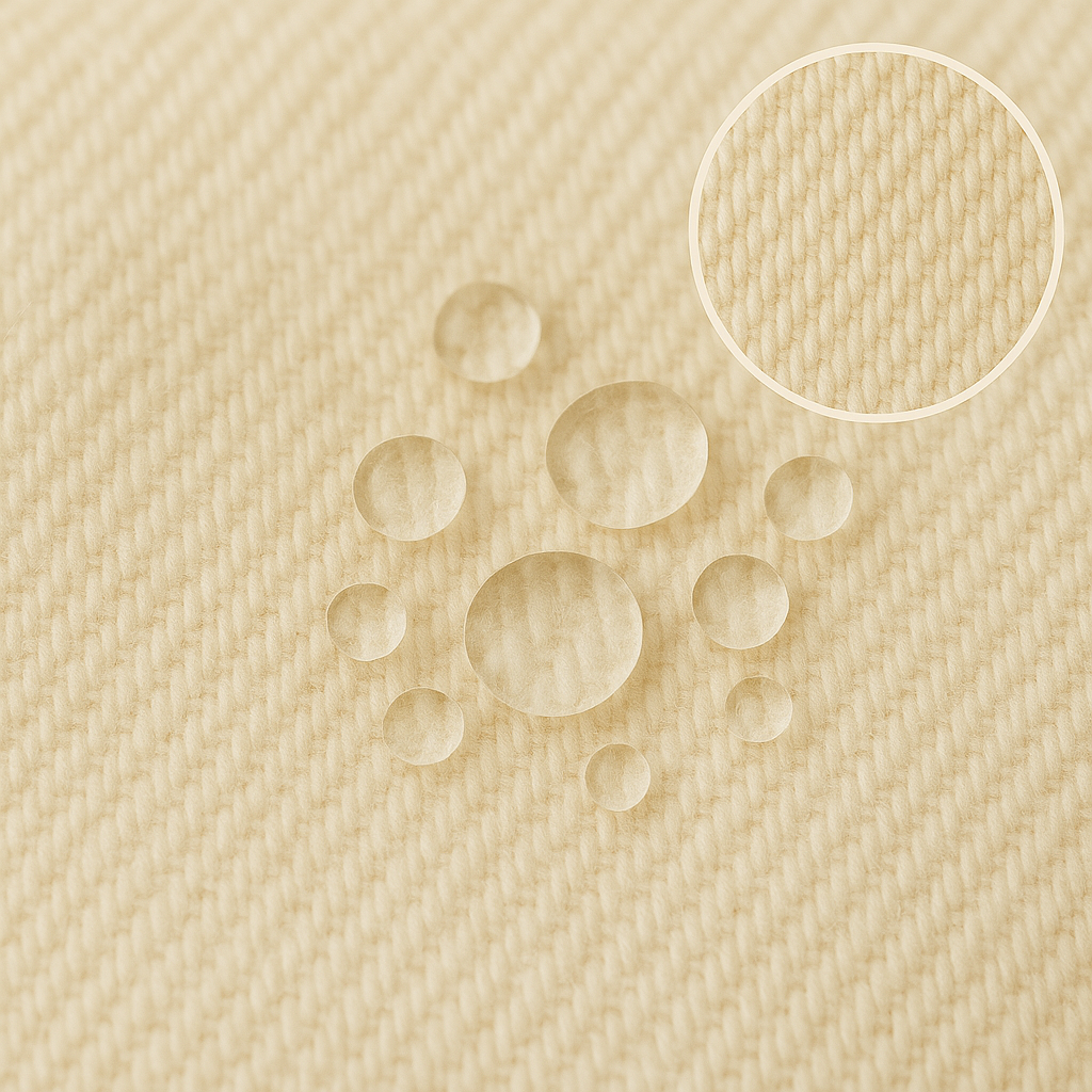GOTS-Certified organic cotton fitted crib pad – no PVC or synthetic layers
