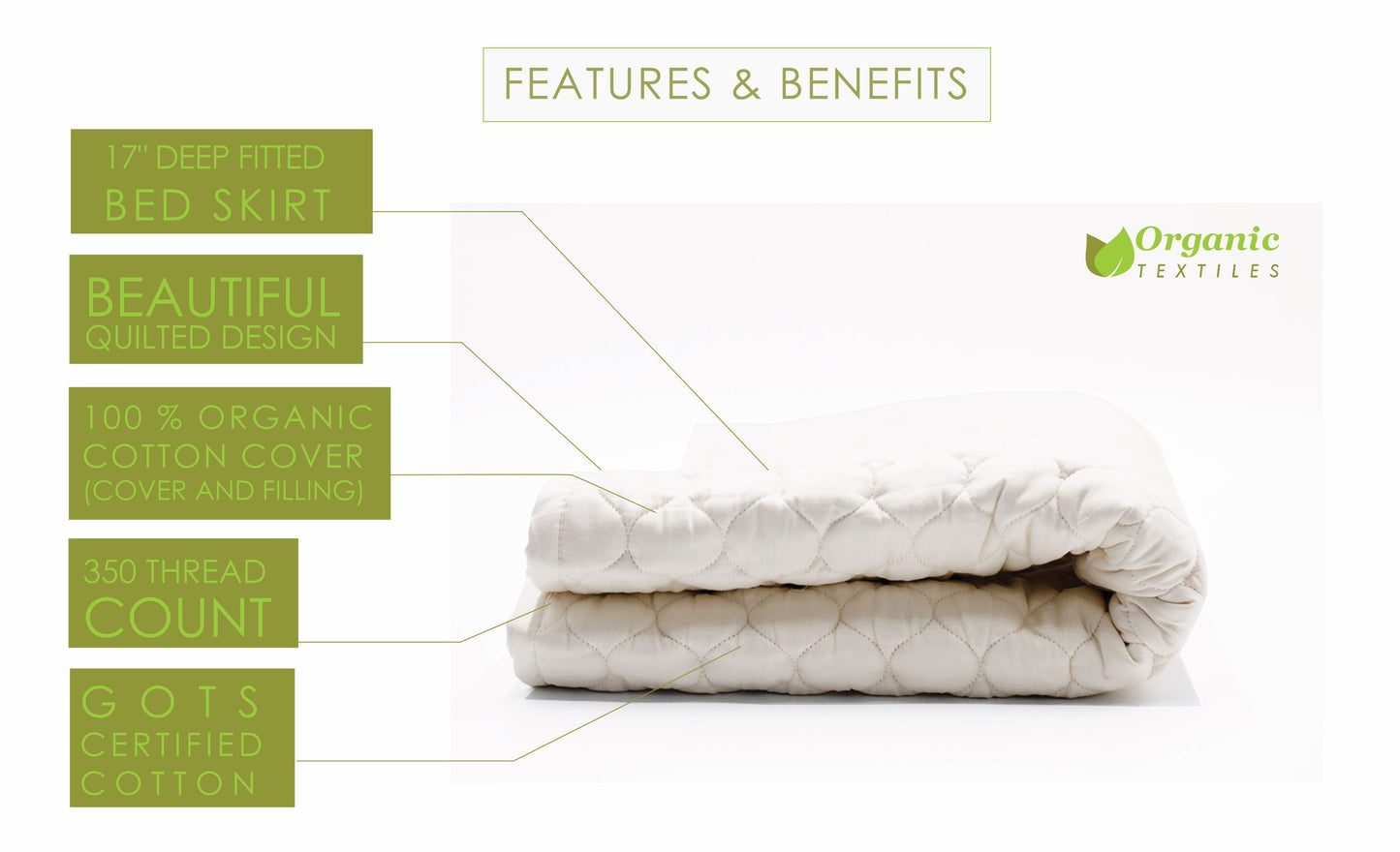 Organic Cotton Mattress Pad