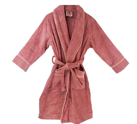 Soft terry bathrobe