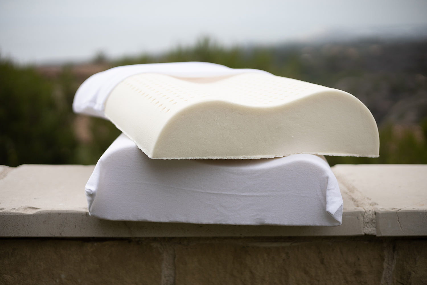 Latex Contour Pillow for Neck Pain and support