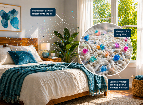 Are You Breathing Microplastics While You Sleep? (And How Your Pillow Might Be the Problem)