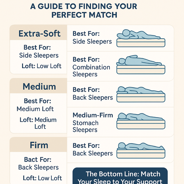 What Mattress Firmness Is Best for Your Sleep Position? A Guide to Finding Your Perfect Match