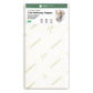 Dunlop Latex crib mattress topper packaging with bamboo text and baby illustration on a white background