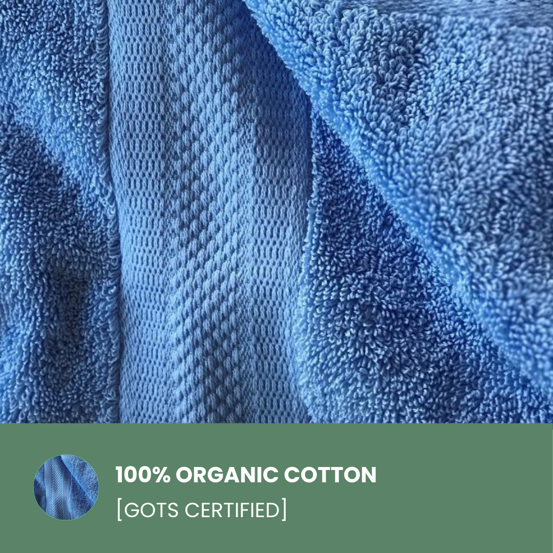 Toalla de Playa 100% Algodón Orgánico [Certificado GOTS] (Diferentes Colores Disponibles)