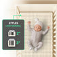 Breathable Organic Latex Bassinet Mattress Topper Pad