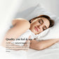 100% Natural Kapok Bed Pillow with GOTS Certified Cotton Cover for Stomach, Side or Back Sleeper - Organic Textiles