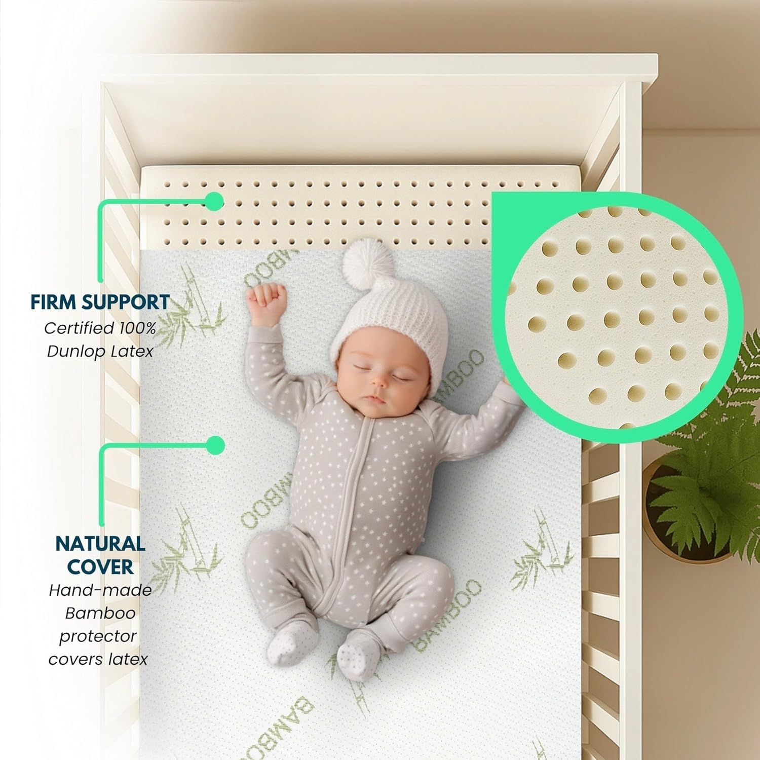Natural crib mattress topper
Organic latex crib topper
Baby mattress latex pad
Hypoallergenic crib topper
Latex infant mattress pad
Breathable crib mattress topper
Non-toxic baby mattress topper
Eco-friendly crib topper
Soft latex baby pad
Premium crib mattress pad
Safe crib mattress overlay
Organic baby bed topper

