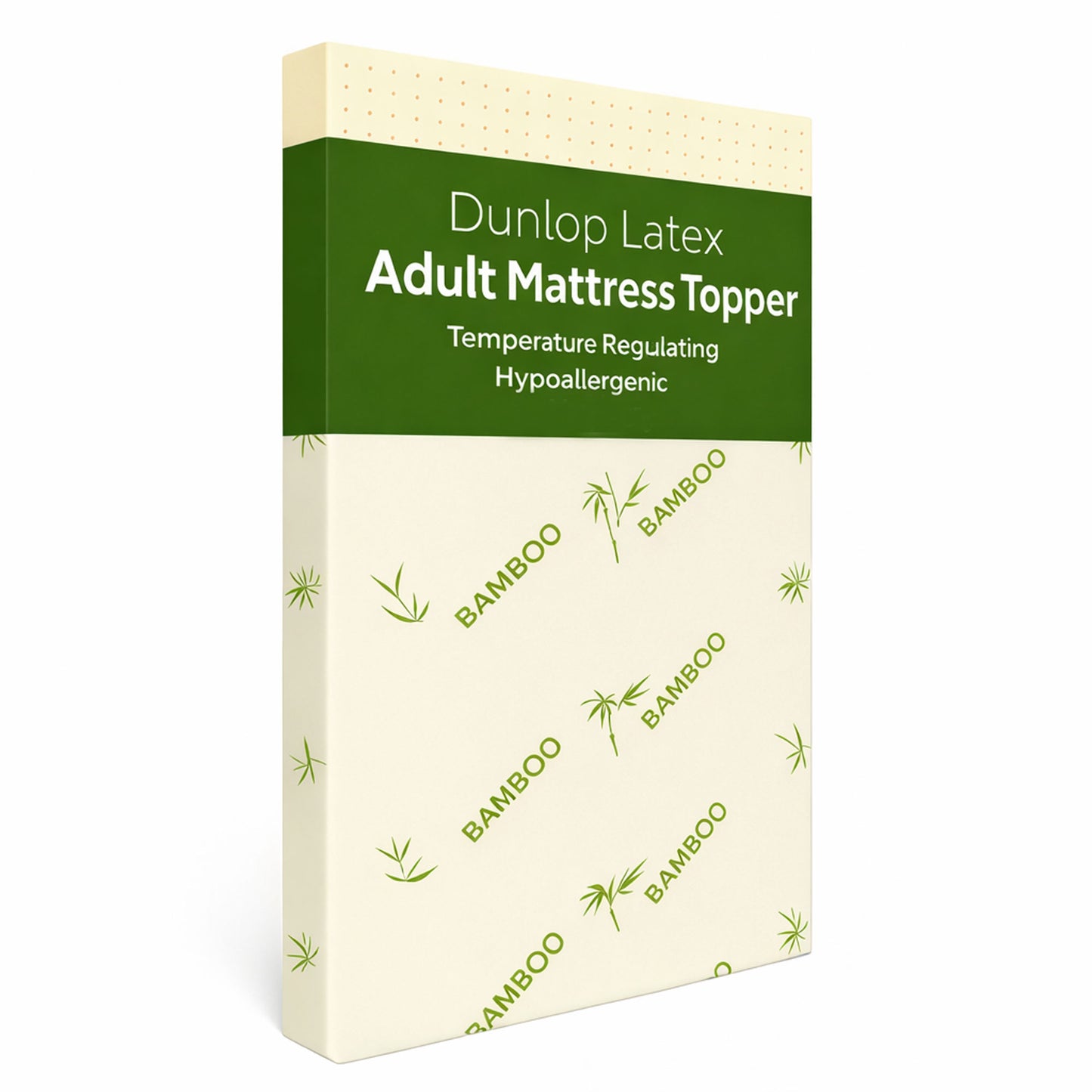 Organic Latex Adult Mattress Topper with Removable Cover - GOLS Certified - Organic Textiles