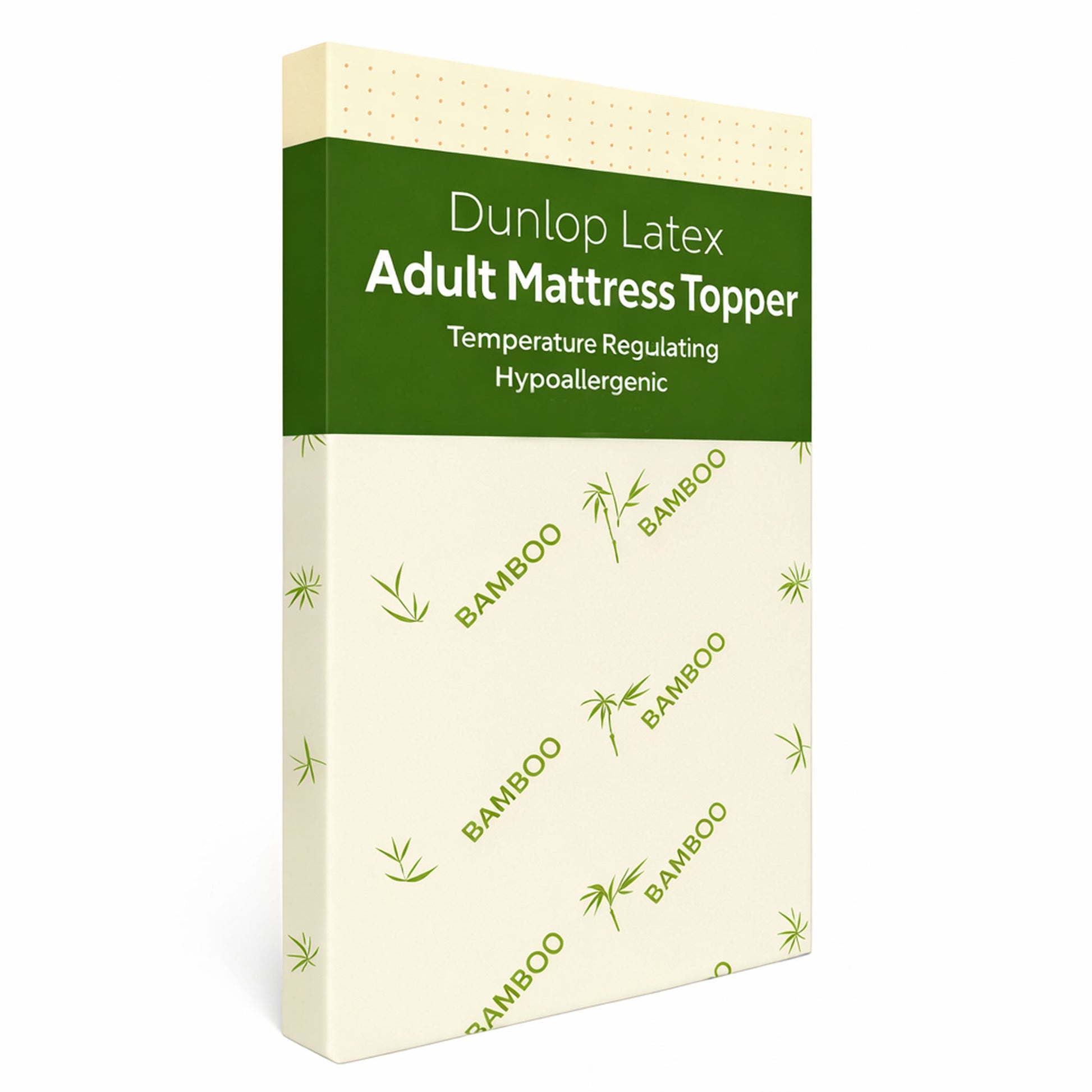 Organic Latex Adult Mattress Topper with Removable Cover - GOLS Certified - Organic Textiles
