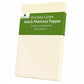 Organic Latex Adult Mattress Topper with Removable Cover - GOLS Certified - Organic Textiles