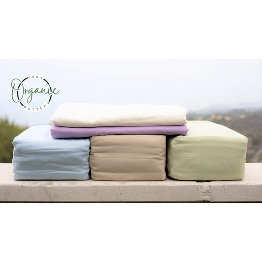 550 Thread Count Luxury Sateen Organic Cotton Bed Sheet Set [GOTS CERTIFIED]