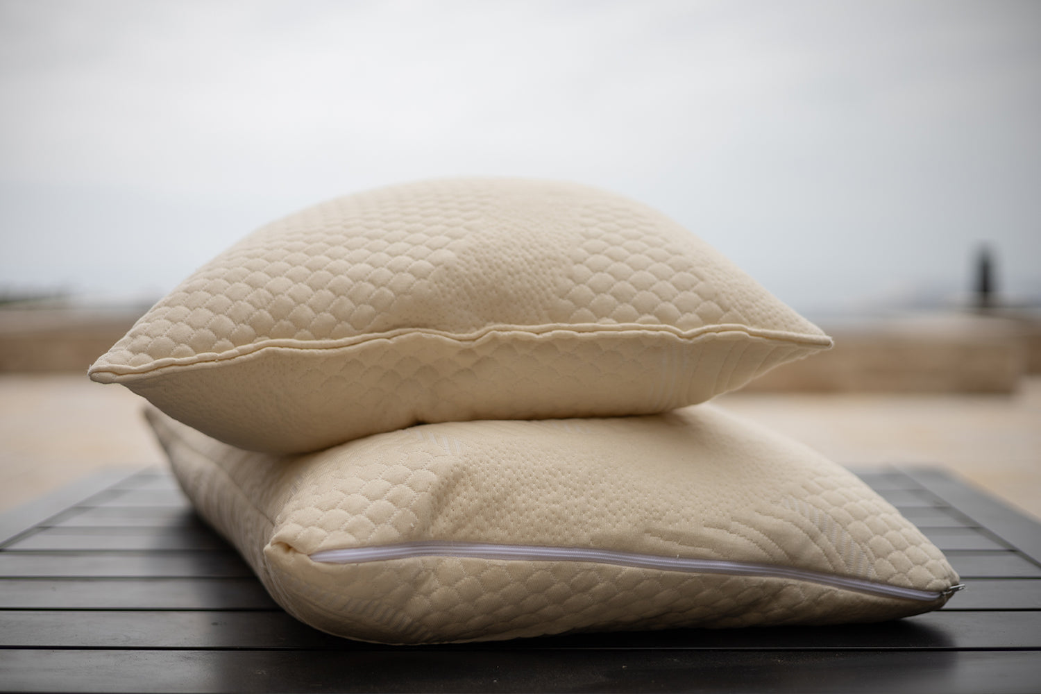 Organic Latex Shredded Pillow [GOLS Certified] with Organic Cotton Cover - Organic Textiles
