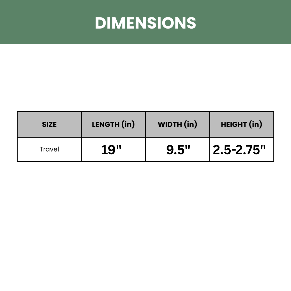 the perfect size pillow for traveling 