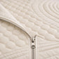 Organic Shredded Latex Bed Pillow [GOLS CERTIFIED] with Zippered Cover - Organic Textiles