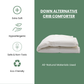 Standard Crib Organic Alternative Down Comforter - Organic Textiles