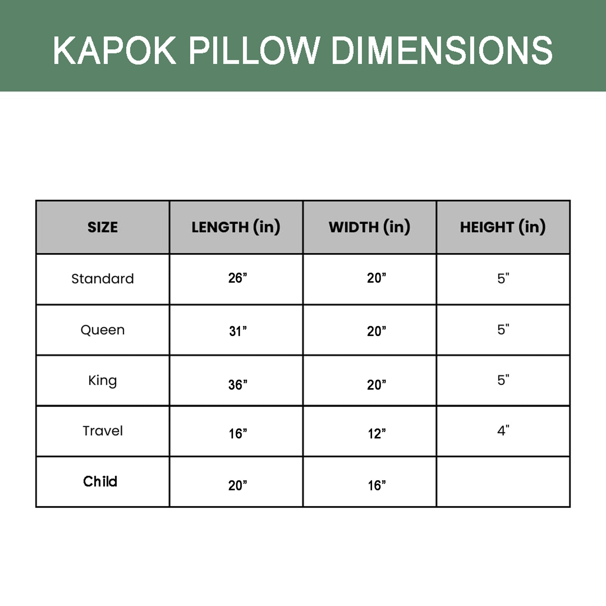 100% Natural Kapok Bed Pillow with GOTS Certified Cotton Cover for Stomach, Side or Back Sleeper - Organic Textiles