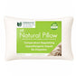 100% Natural Kapok Bed Pillow with GOTS Certified Cotton Cover for Stomach, Side or Back Sleeper - Organic Textiles