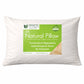 Australian Wool Filled Bed Pillow with GOTS Certified Cotton Cover for Side, Back or Stomach Sleeper - Organic Textiles