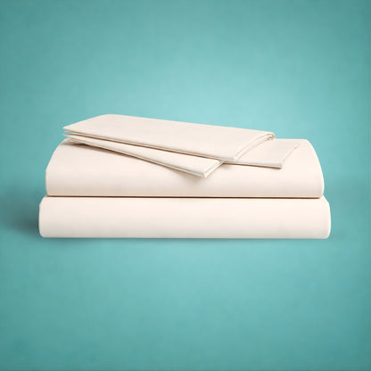 350 Thread Count Luxury Sateen Organic Cotton Bed Sheet Set [GOTS CERTIFIED] - Organic Textiles