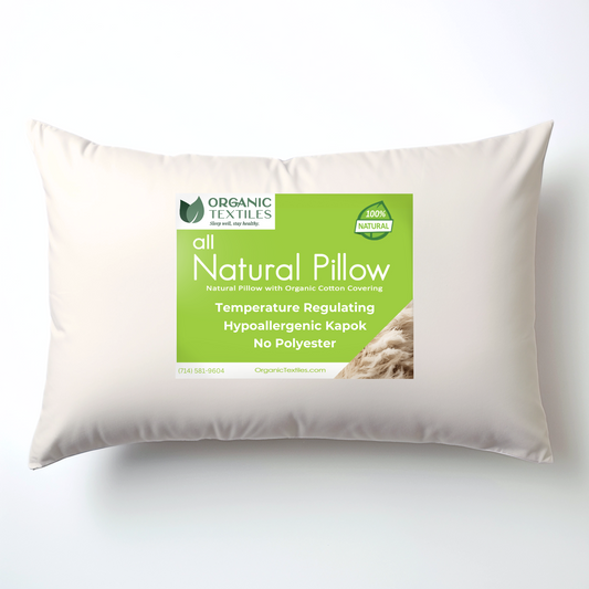 All Natural Kapok Filled Pillow