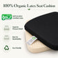 100% Organic Latex Seat Cushion Chair Pad with Cover - [GOLS CERTIFIED] - Organic Textiles