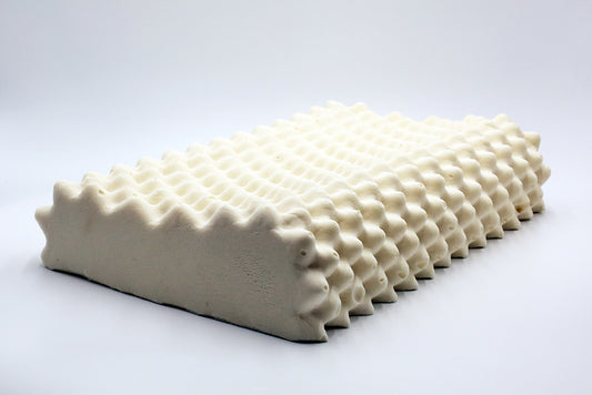 Massage Latex Contour Pillow For Neck Support - Organic Textiles