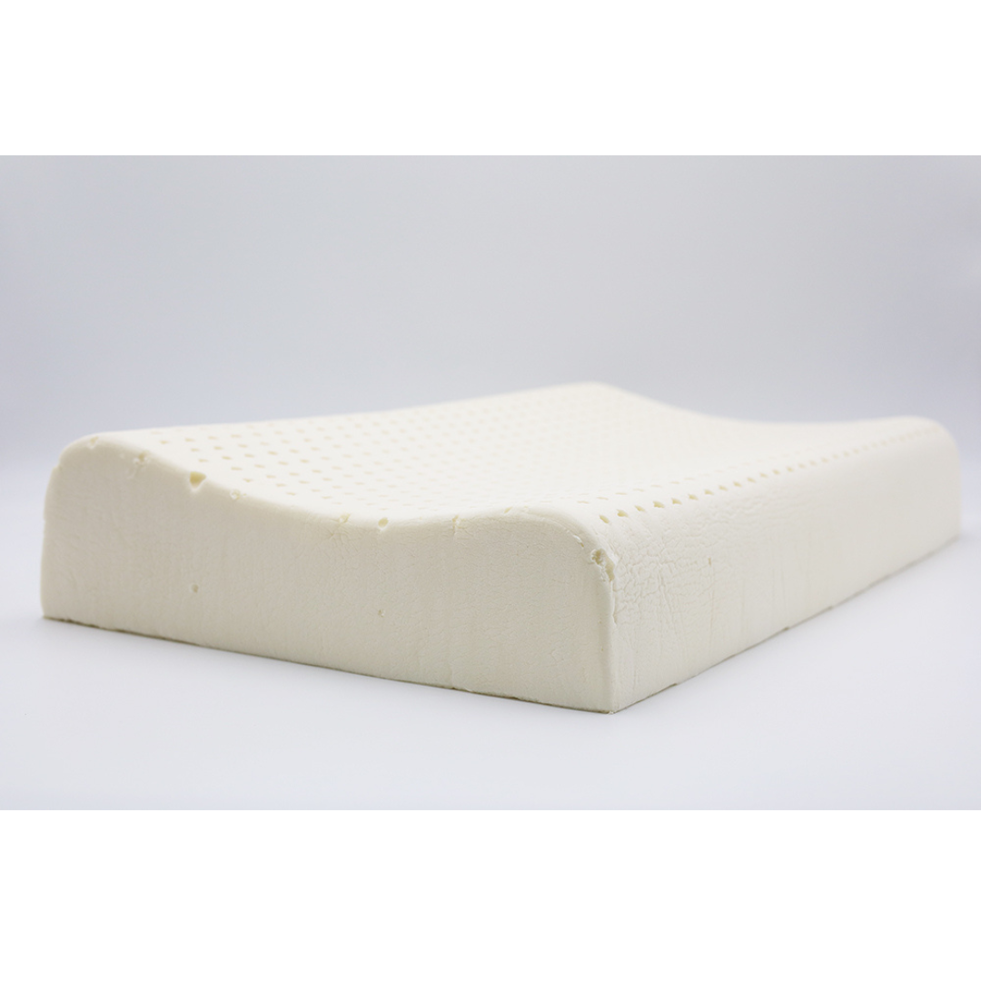 100 Organic Latex Contour Pillow for Neck Pain GOTS GOLS Certified