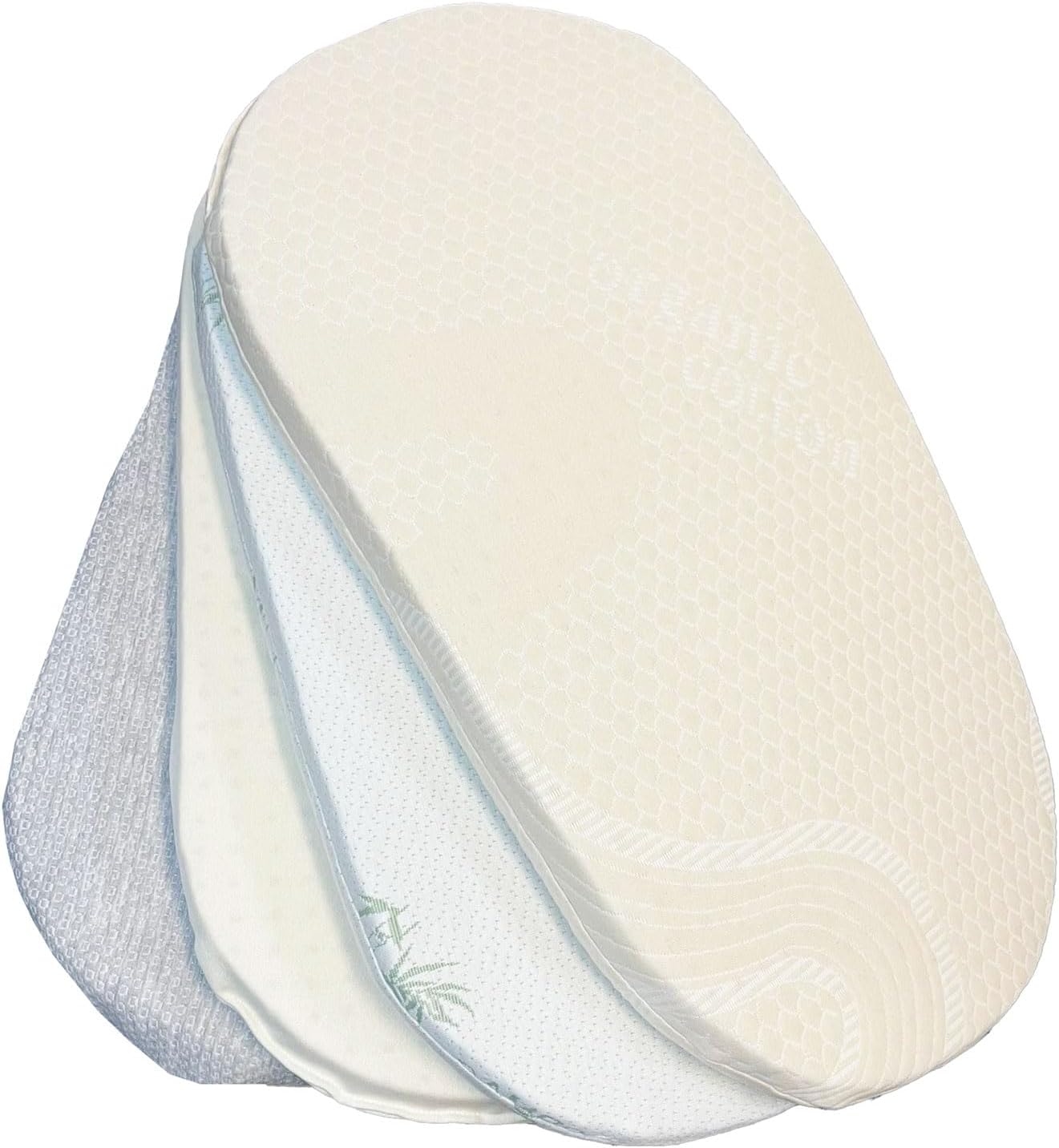 Organic Latex Baby Crib Mattress Topper with Premium GOTS Certified Cover - Organic Textiles