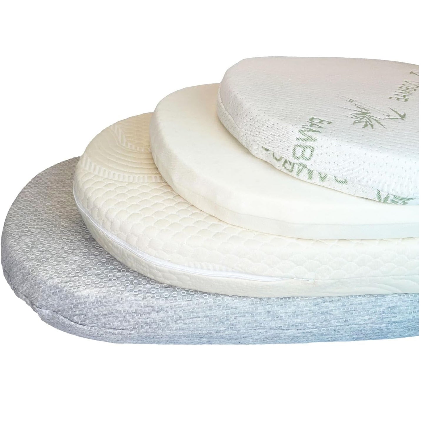 Organic Latex Baby Crib Mattress Topper with Premium GOTS Certified Cover - Organic Textiles
