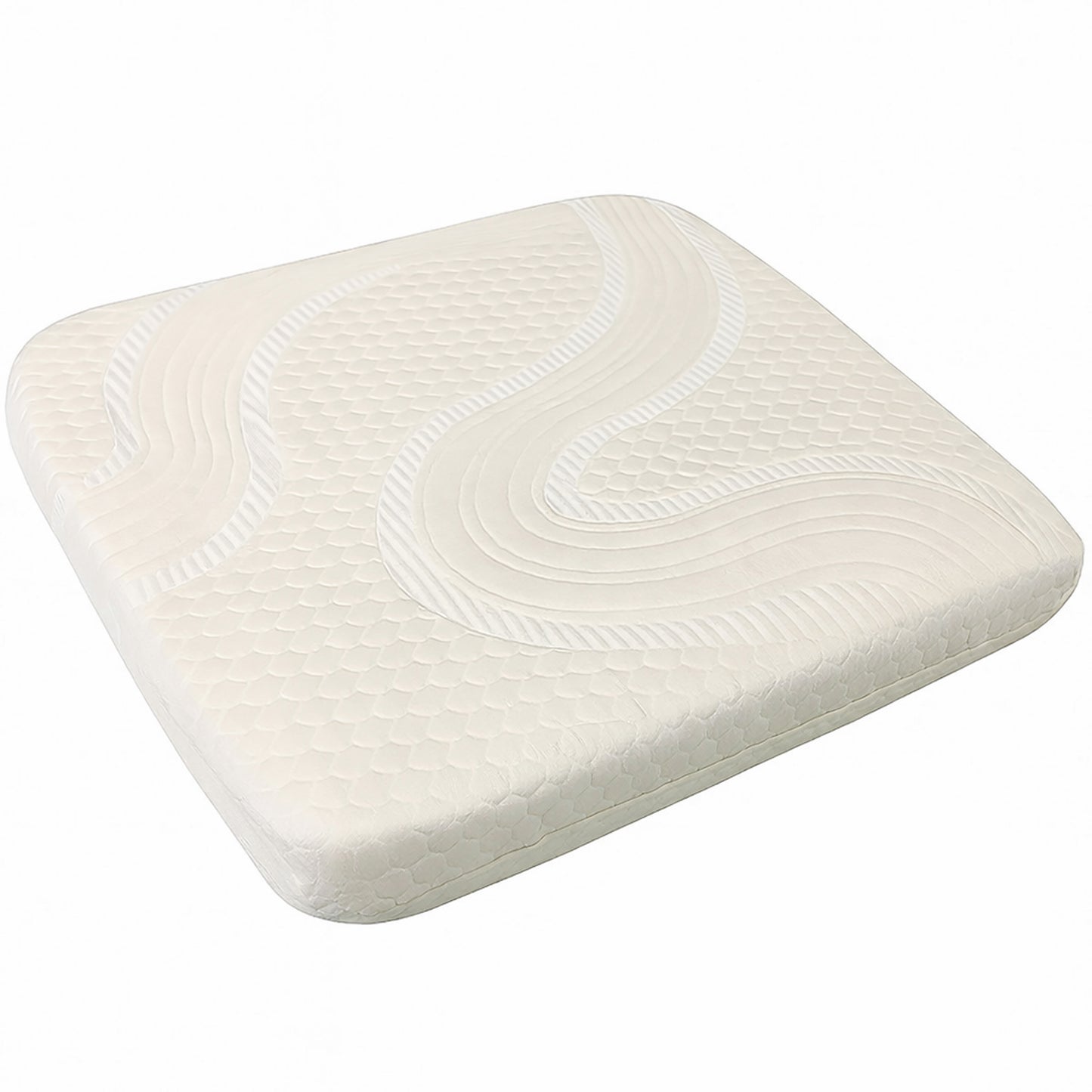 100% Organic Latex Seat Cushion Chair Pad with Cover - [GOLS CERTIFIED] - Organic Textiles
