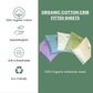 Standard Crib Fitted Sheet [GOTS Certified] [Different Colors Available] - Organic Textiles