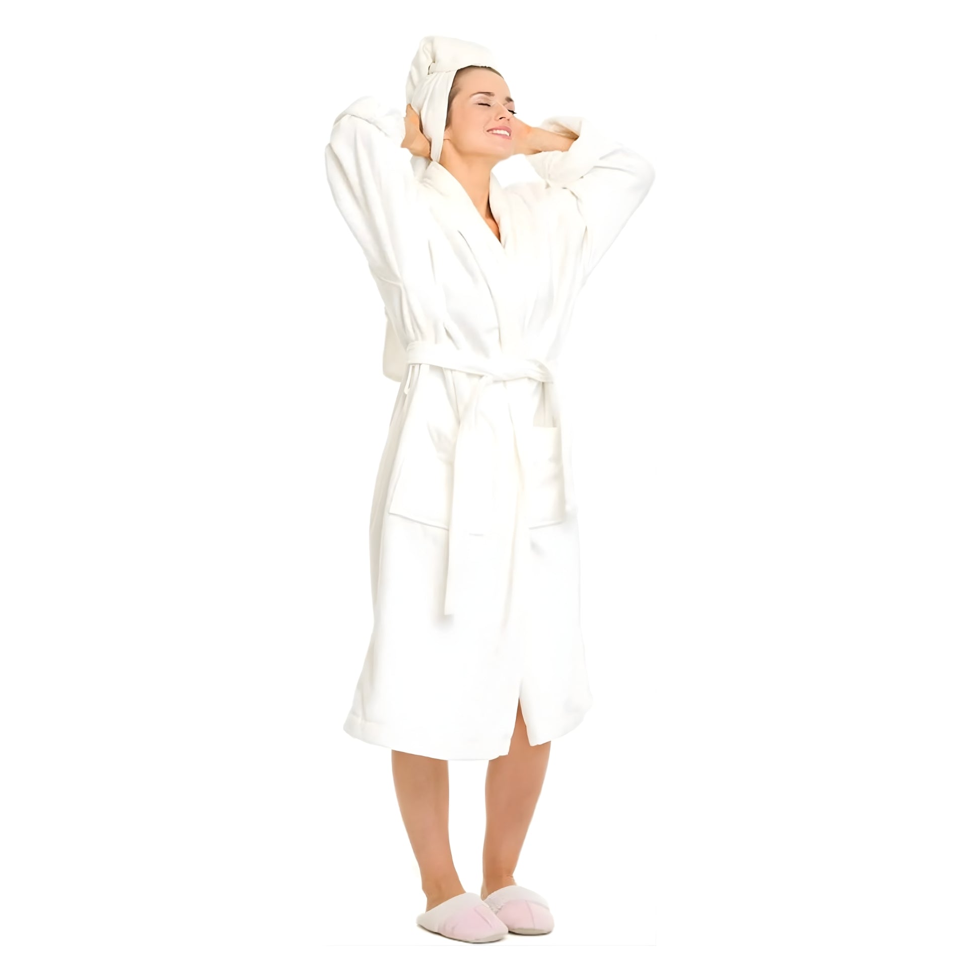 womens organic cotton bathrobe gots certified, plush soft, quick drying, spa quality bath robe, best bath robes
