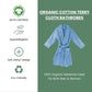 Women's Organic Cotton Velour Bathrobe [GOTS CERTIFIED] - Organic Textiles