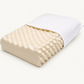 100% Organic Latex Contour Pillow for Back and Side Sleepers and Neck Support/Pain [GOTS & GOLS Certified]