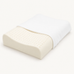 100% Organic Latex Contour Pillow for Back and Side Sleepers and Neck Support/Pain [GOTS & GOLS Certified]