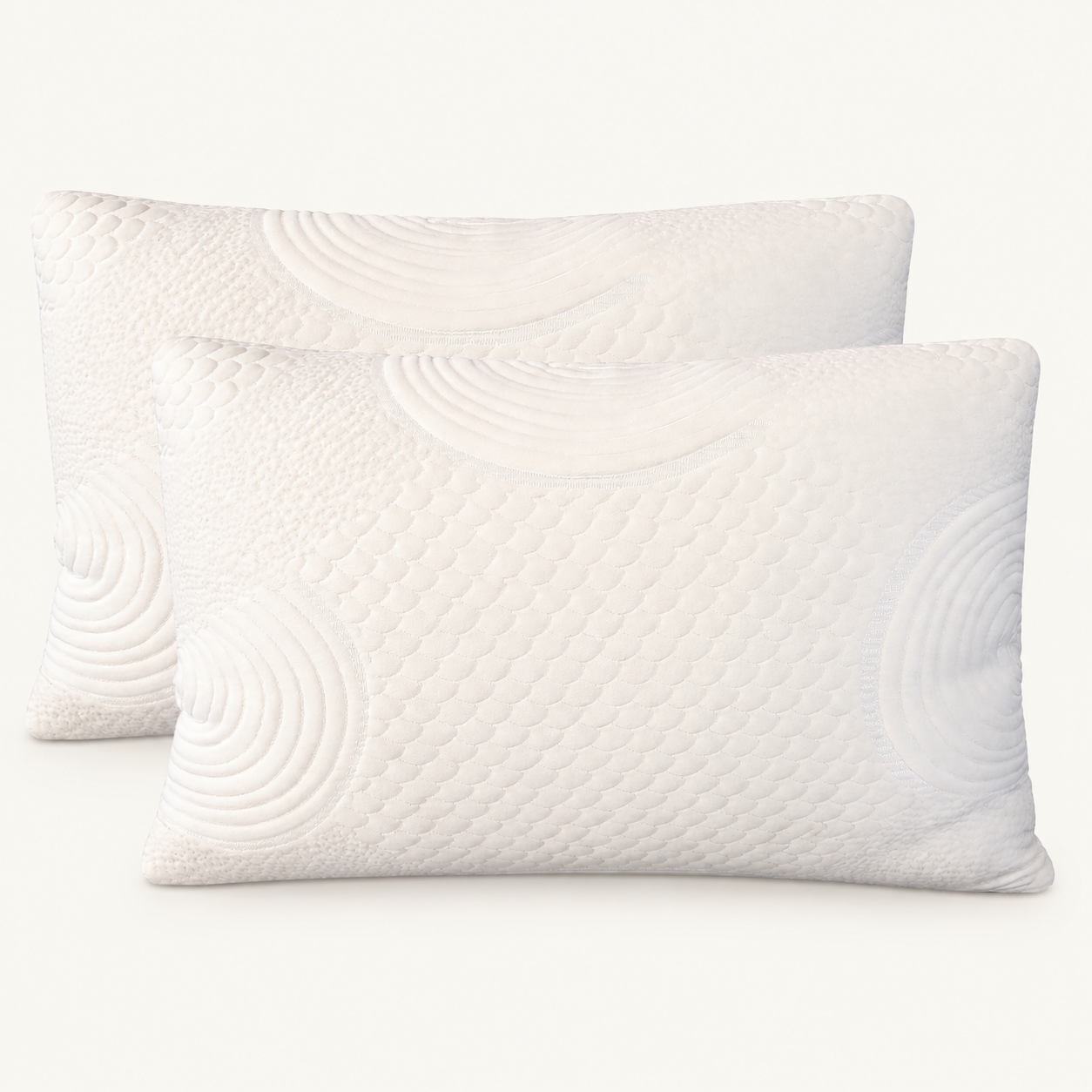 Organic Shredded Latex Bed Pillow [GOLS CERTIFIED] with Zippered Cover - Organic Textiles