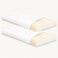 100% Organic Latex Contour Pillow for Back and Side Sleepers and Neck Support/Pain [GOTS & GOLS Certified]