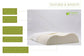 100% Organic Latex Contour Pillow for Neck Pain [GOTS & GOLS Certified] - Organic Textiles