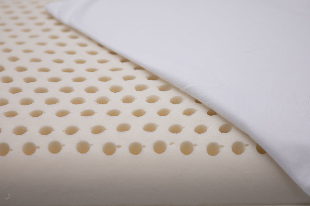 100 Organic Dunlop Latex Pillow (Dual Zone) with Premium Organic Cott Organic Textiles