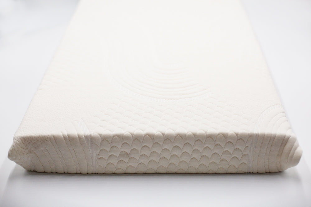 Organic Latex Mattress Topper 3" Inch [GOTS Certified] w/Organic Cotton Cover Protector - Organic Textiles