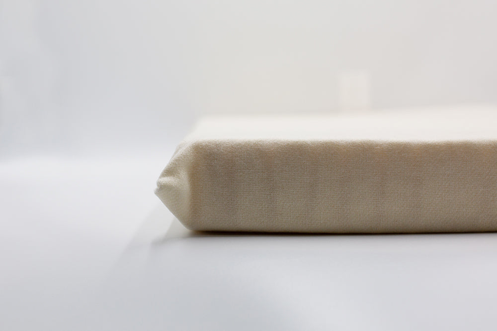 All Organic Latex Baby Crib Topper, 3" inch, with Wool Covered Protector - Organic Textiles