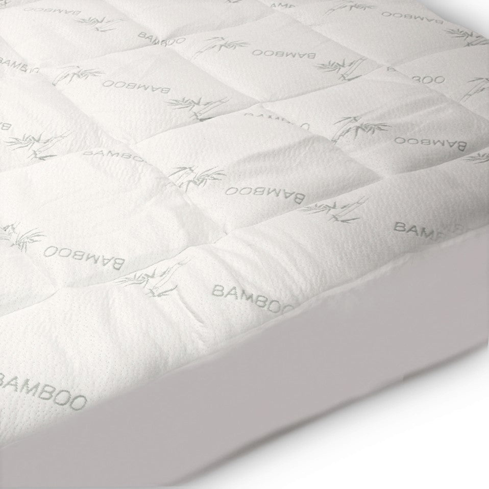 Happitat Fluffly Bamboo Mattress Pad (cotton with rayon from bamboo) - king