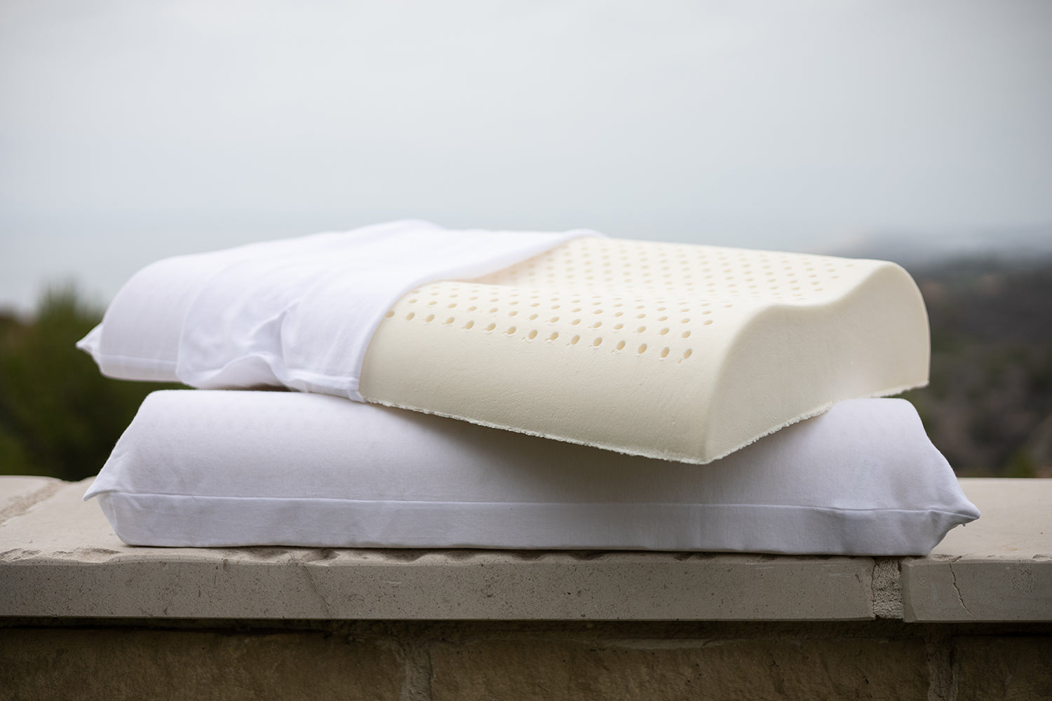Memory Foam Contour Pillow - Gentle Ergonomic Support
