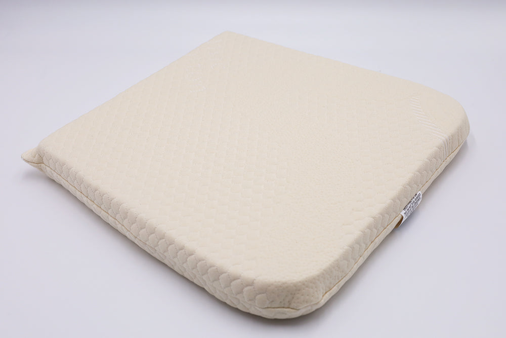 Organic Latex Seat Cushion with Zippered Cover, 2" Inch and 3" Inch (Different Cover Options) - Organic Textiles