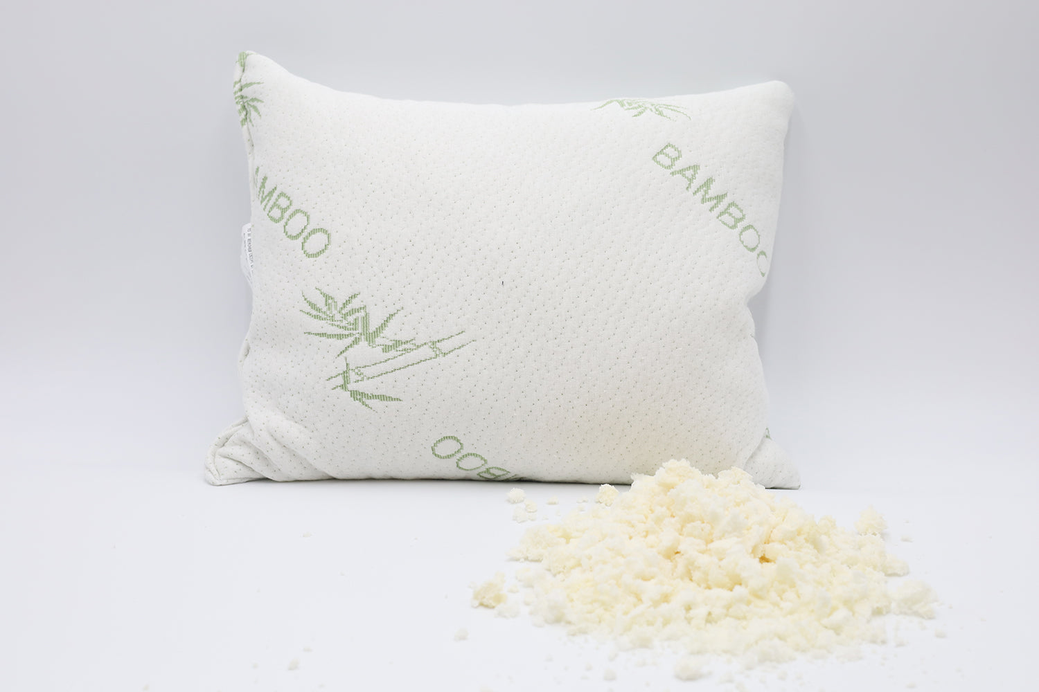 All Natural Micro Cushion Comfort Latex Pillow with Bamboo Covering Queen